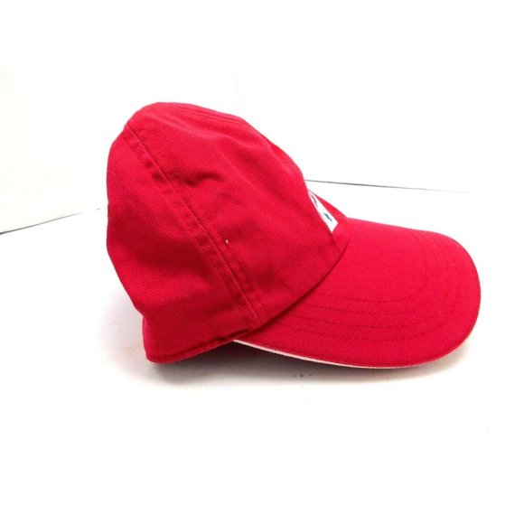 All Star Baseball Sports Hat Cap Strapback Red White - Picture 5 of 9